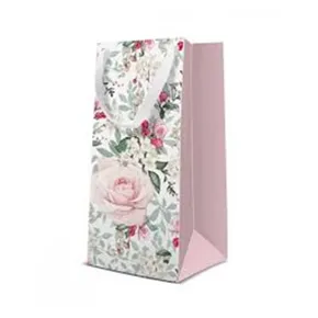 Geschenktasche schmal - Gorgeous Roses 10x7x22 cm